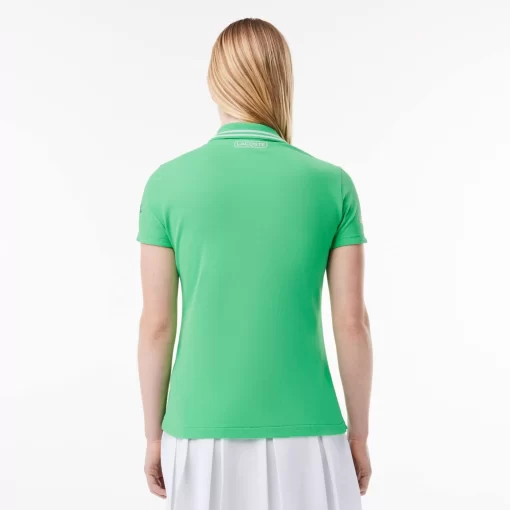 Lacoste Sport Clothing-Mutua Madrid Open Edition Tennis Slim Fit Polo Shirt