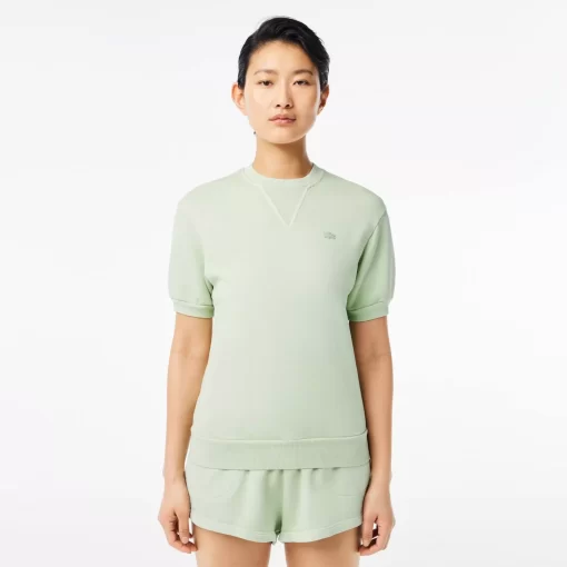 Lacoste T-Shirts-Natural Dyed Cotton Fleece T-Shirt