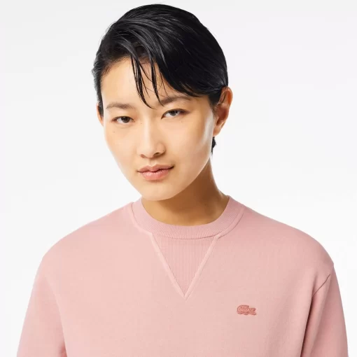 Lacoste T-Shirts-Natural Dyed Cotton Fleece T-Shirt