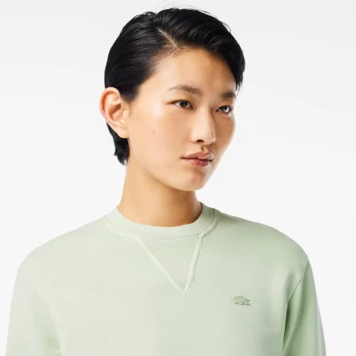 Lacoste T-Shirts-Natural Dyed Cotton Fleece T-Shirt