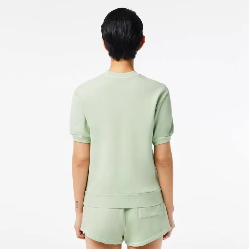 Lacoste T-Shirts-Natural Dyed Cotton Fleece T-Shirt