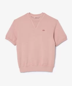 Lacoste T-Shirts-Natural Dyed Cotton Fleece T-Shirt