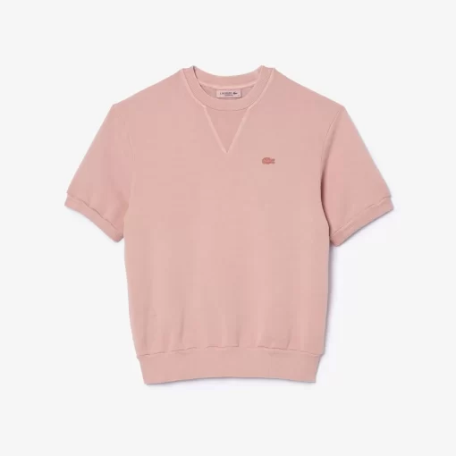 Lacoste T-Shirts-Natural Dyed Cotton Fleece T-Shirt