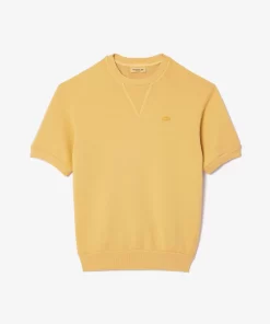 Lacoste T-Shirts-Natural Dyed Cotton Fleece T-Shirt