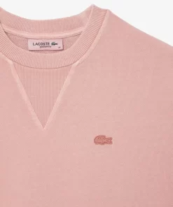 Lacoste T-Shirts-Natural Dyed Cotton Fleece T-Shirt