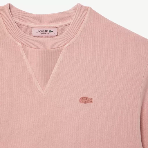 Lacoste T-Shirts-Natural Dyed Cotton Fleece T-Shirt