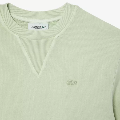 Lacoste T-Shirts-Natural Dyed Cotton Fleece T-Shirt