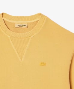 Lacoste T-Shirts-Natural Dyed Cotton Fleece T-Shirt