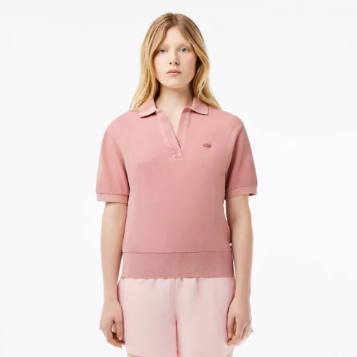 Lacoste Polo Shirts-Natural Dyed Cotton Pique Polo Shirt