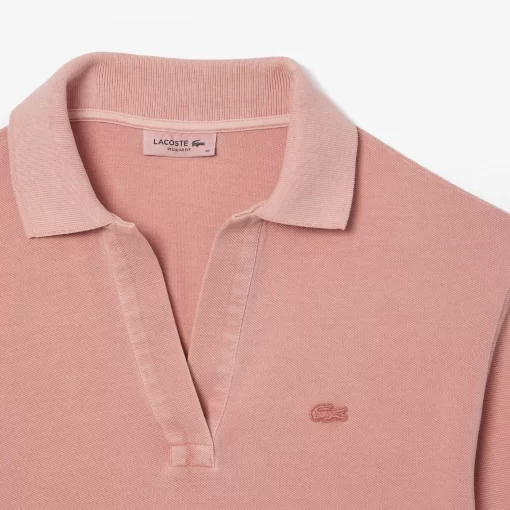 Lacoste Polo Shirts-Natural Dyed Cotton Pique Polo Shirt