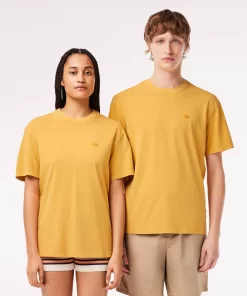 Lacoste T-Shirts-Natural Dyed Jersey T-Shirt