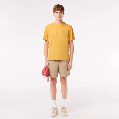 Lacoste T-Shirts-Natural Dyed Jersey T-Shirt