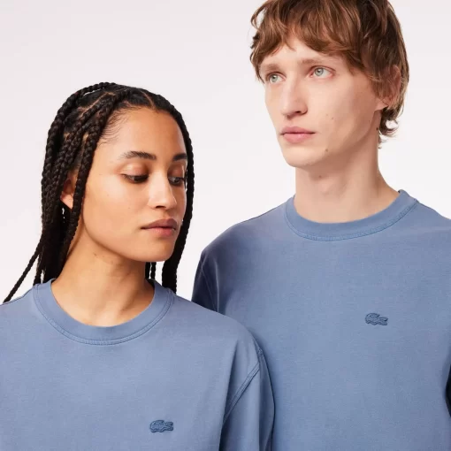 Lacoste T-Shirts-Natural Dyed Jersey T-Shirt