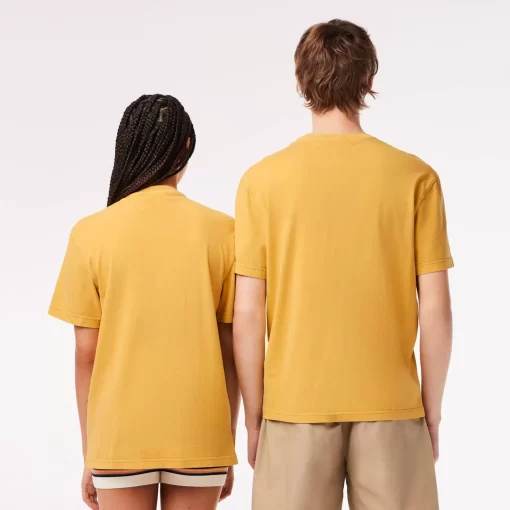 Lacoste T-Shirts-Natural Dyed Jersey T-Shirt