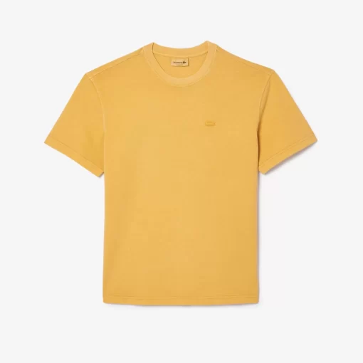 Lacoste T-Shirts-Natural Dyed Jersey T-Shirt