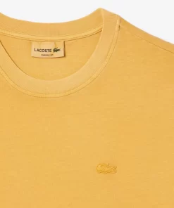 Lacoste T-Shirts-Natural Dyed Jersey T-Shirt