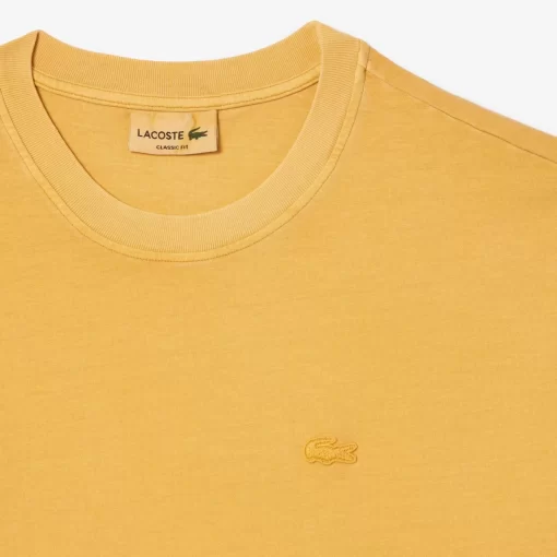 Lacoste T-Shirts-Natural Dyed Jersey T-Shirt