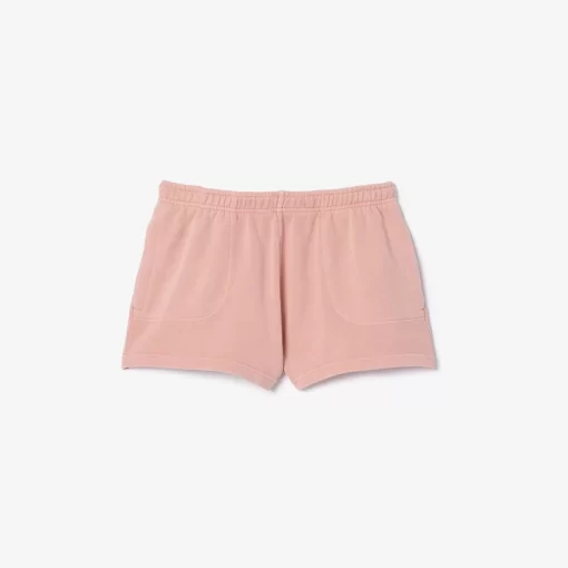 Lacoste Trousers & Shorts-Natural Dyed Short Cotton Fleece Shorts