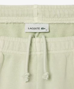 Lacoste Trousers & Shorts-Natural Dyed Short Cotton Fleece Shorts