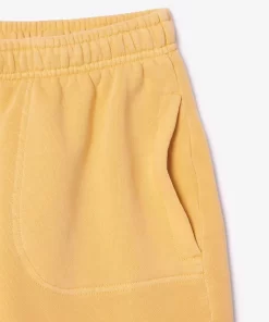 Lacoste Trousers & Shorts-Natural Dyed Short Cotton Fleece Shorts