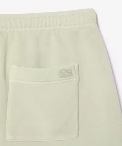 Lacoste Trousers & Shorts-Natural Dyed Short Cotton Fleece Shorts