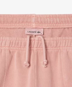 Lacoste Trousers & Shorts-Natural Dyed Short Cotton Fleece Shorts