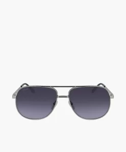 Lacoste Sunglasses-Navigator Metal Signature 101 Sunglasses