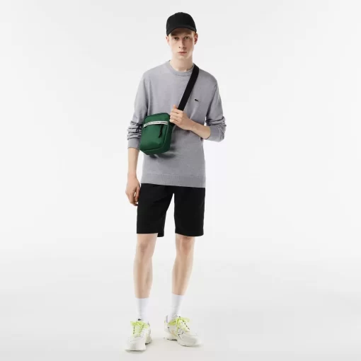 Lacoste Cross Body-Neocroc Recycled Fiber Vertical Messenger Bag