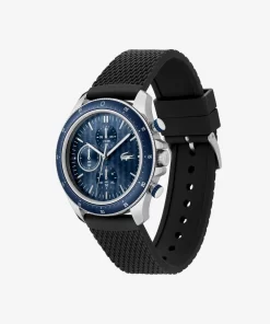 Lacoste Watches-Neoheritage Chrono Watch Black Silicone