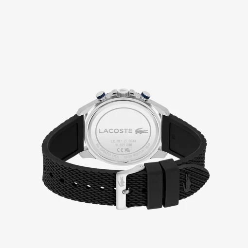 Lacoste Watches-Neoheritage Chrono Watch Black Silicone