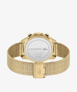 Lacoste Watches-Neoheritage Chrono Watch Gold Ip Mesh