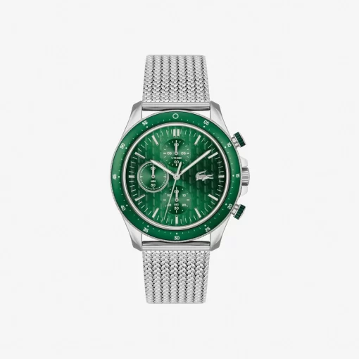 Lacoste Watches-Neoheritage Chrono Watch Stainless Steel Mesh