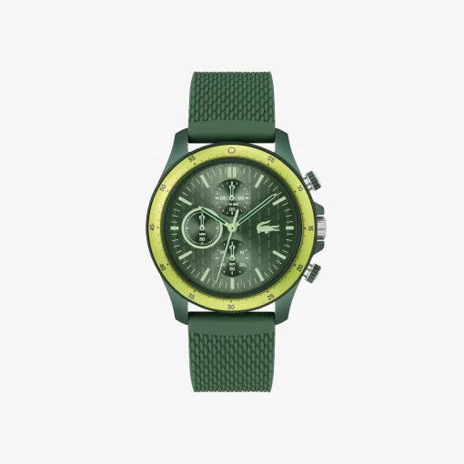 Lacoste Watches-Neoheritage Silicone Chronograph Watch