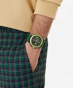 Lacoste Watches-Neoheritage Silicone Chronograph Watch