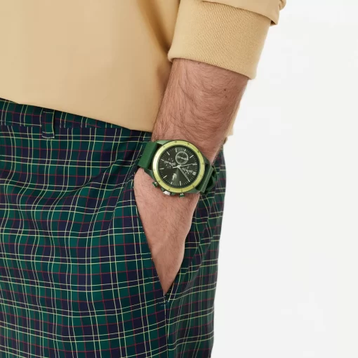 Lacoste Watches-Neoheritage Silicone Chronograph Watch