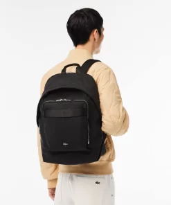 Lacoste Backpack-Nylon Backpack With Laptop Pocket