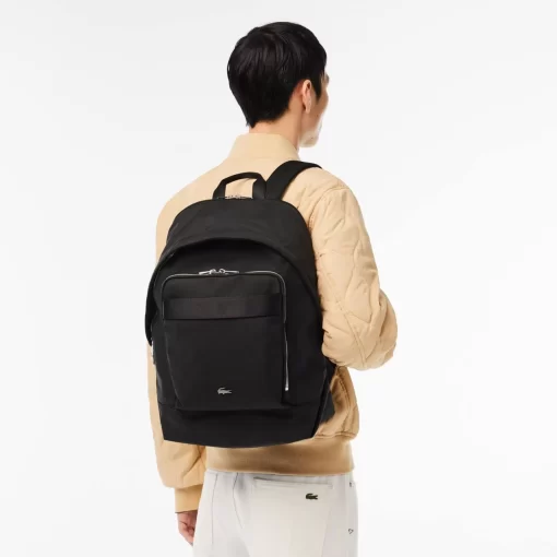 Lacoste Backpack-Nylon Backpack With Laptop Pocket