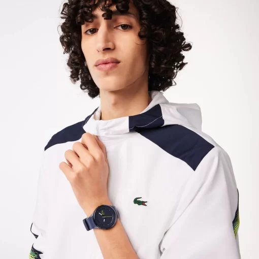 Lacoste Watches-Ollie 3 Hands Watch Blue Silicone