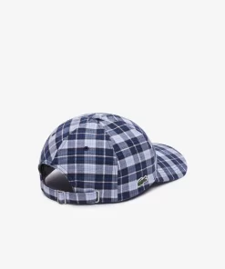 Lacoste Caps & Hats-Organic Cotton Checkered Cap