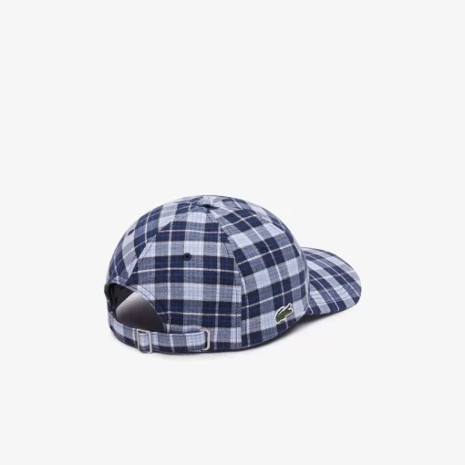 Lacoste Caps & Hats-Organic Cotton Checkered Cap