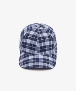 Lacoste Caps & Hats-Organic Cotton Checkered Cap