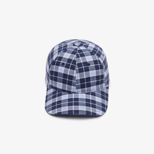 Lacoste Caps & Hats-Organic Cotton Checkered Cap