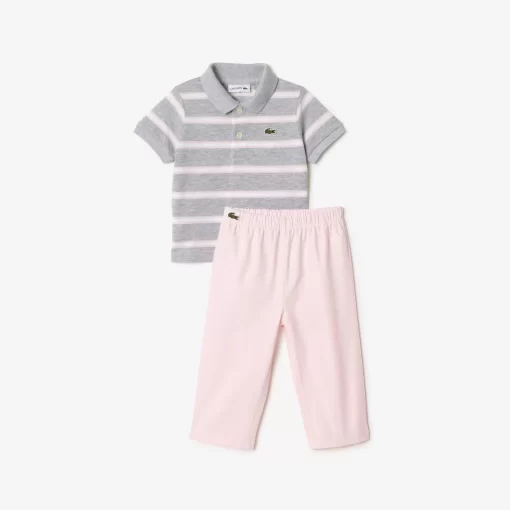 Lacoste Accessories-Organic Cotton Mini Pique Pyjama Gift Set