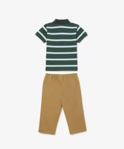 Lacoste Accessories-Organic Cotton Mini Pique Pyjama Gift Set