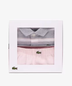 Lacoste Accessories-Organic Cotton Mini Pique Pyjama Gift Set