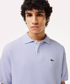 Lacoste Knitwear-Organic Cotton Polo Shirt Neck Sweater