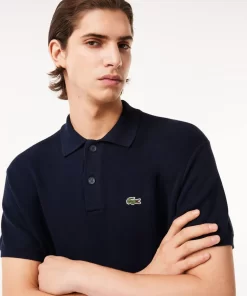 Lacoste Knitwear-Organic Cotton Polo Shirt Neck Sweater