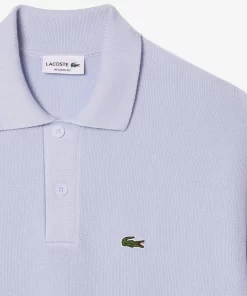 Lacoste Knitwear-Organic Cotton Polo Shirt Neck Sweater