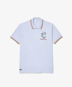 Lacoste Polo Shirts-Original L.12.12 Embroidered Patent Cotton Polo Shirt