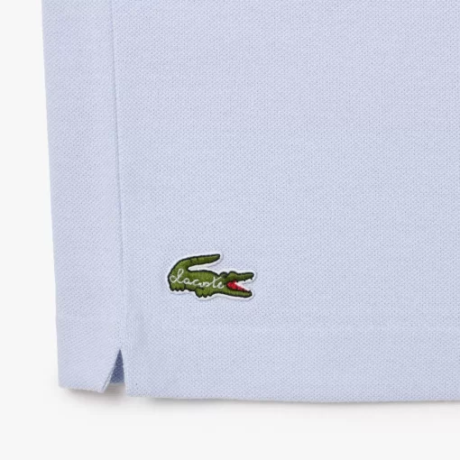 Lacoste Polo Shirts-Original L.12.12 Embroidered Patent Cotton Polo Shirt